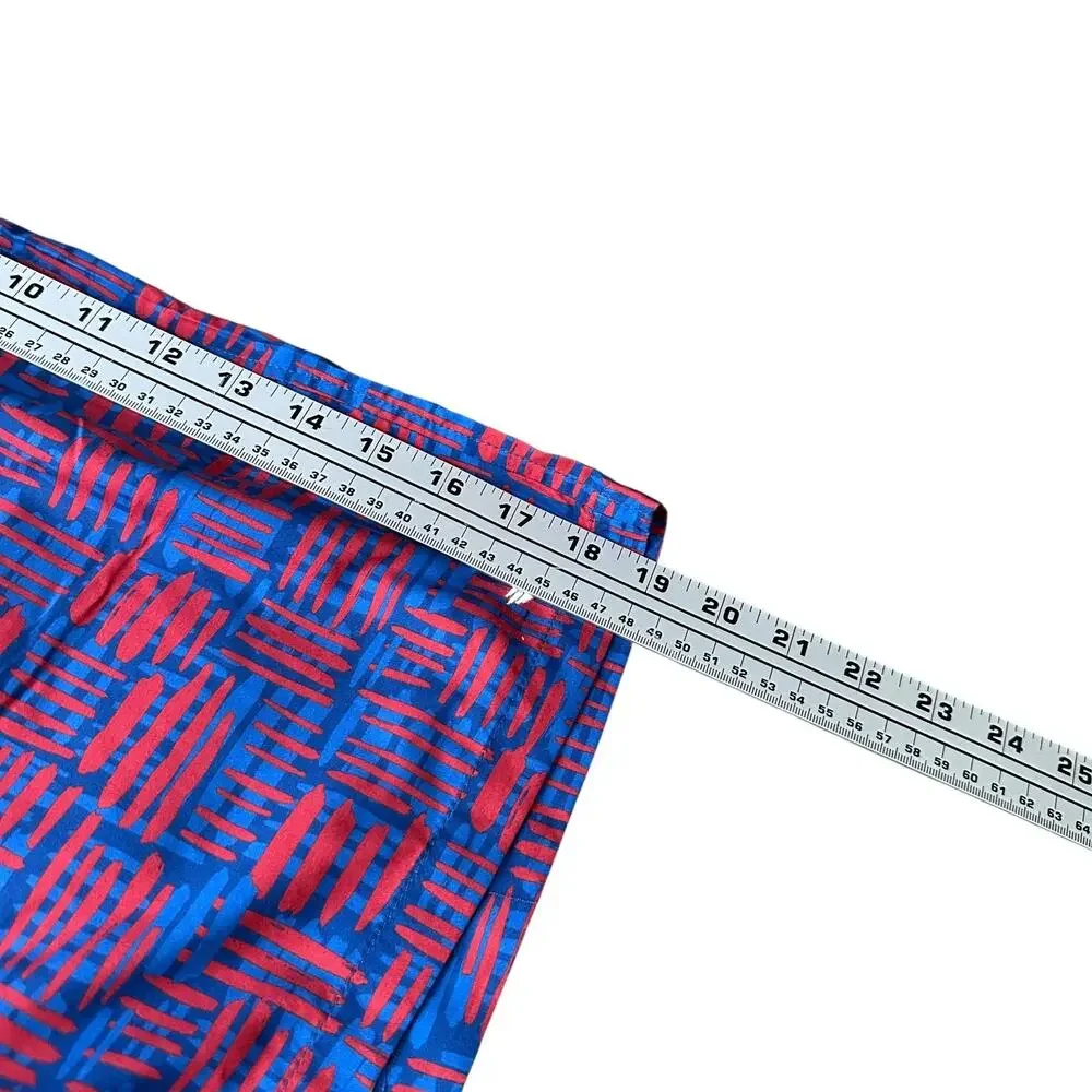Southern Marsh Swim Trunks Shorts Men’s 3X Red Blue Geometric‎ Lined Drawstring